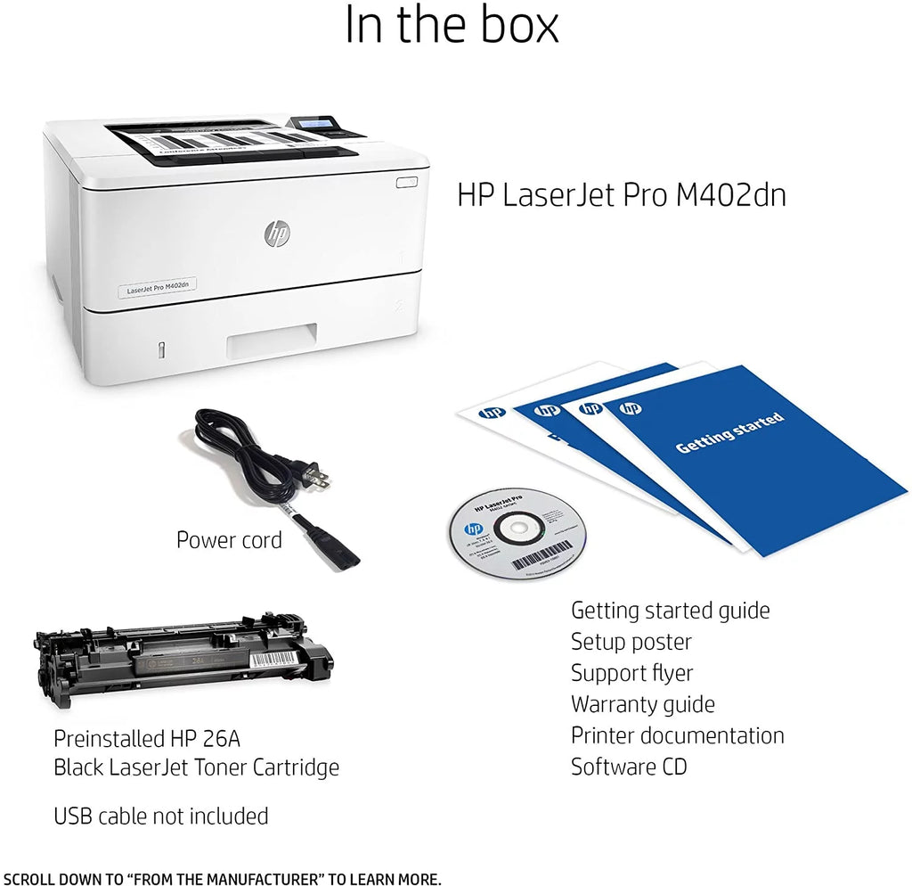 Laser Printer with Built-in Ethernet & Double-Sided Printing G310987