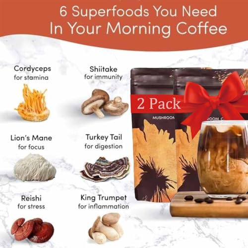 60 Servings Organic Mushroom Coffee (2 Pack) O127803