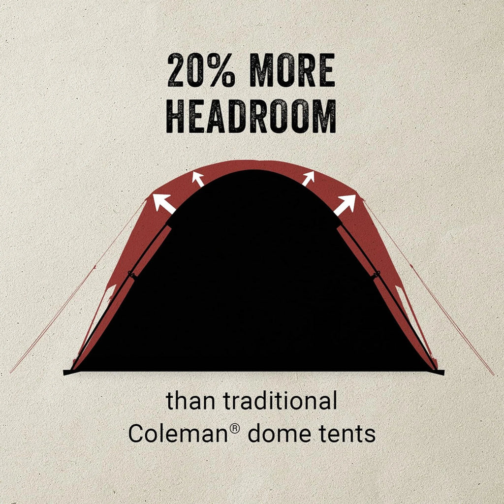 4 Person Camping Tent with Full-Fly Vestibule U1304