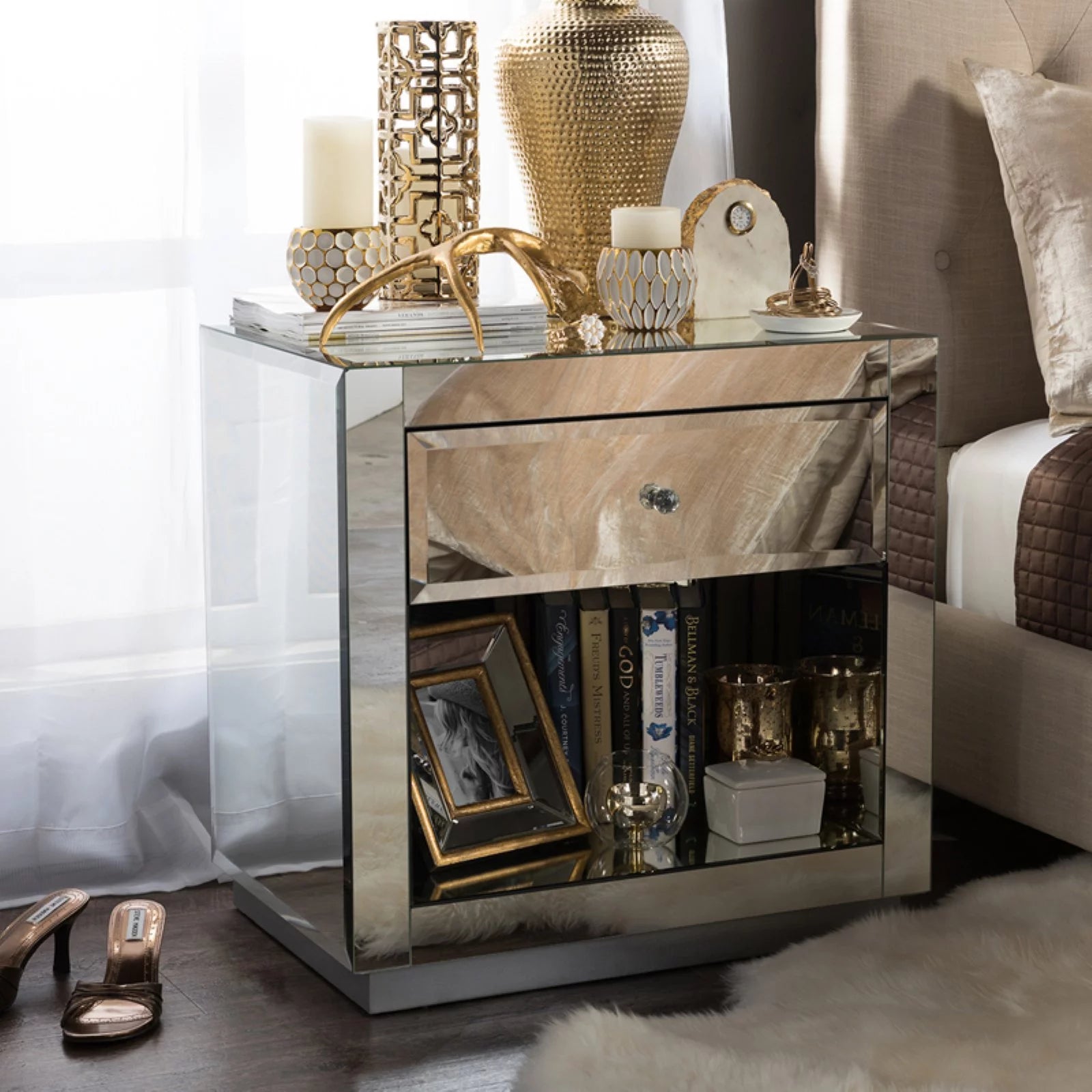 1-drawer and 1-shelf End Table S32468