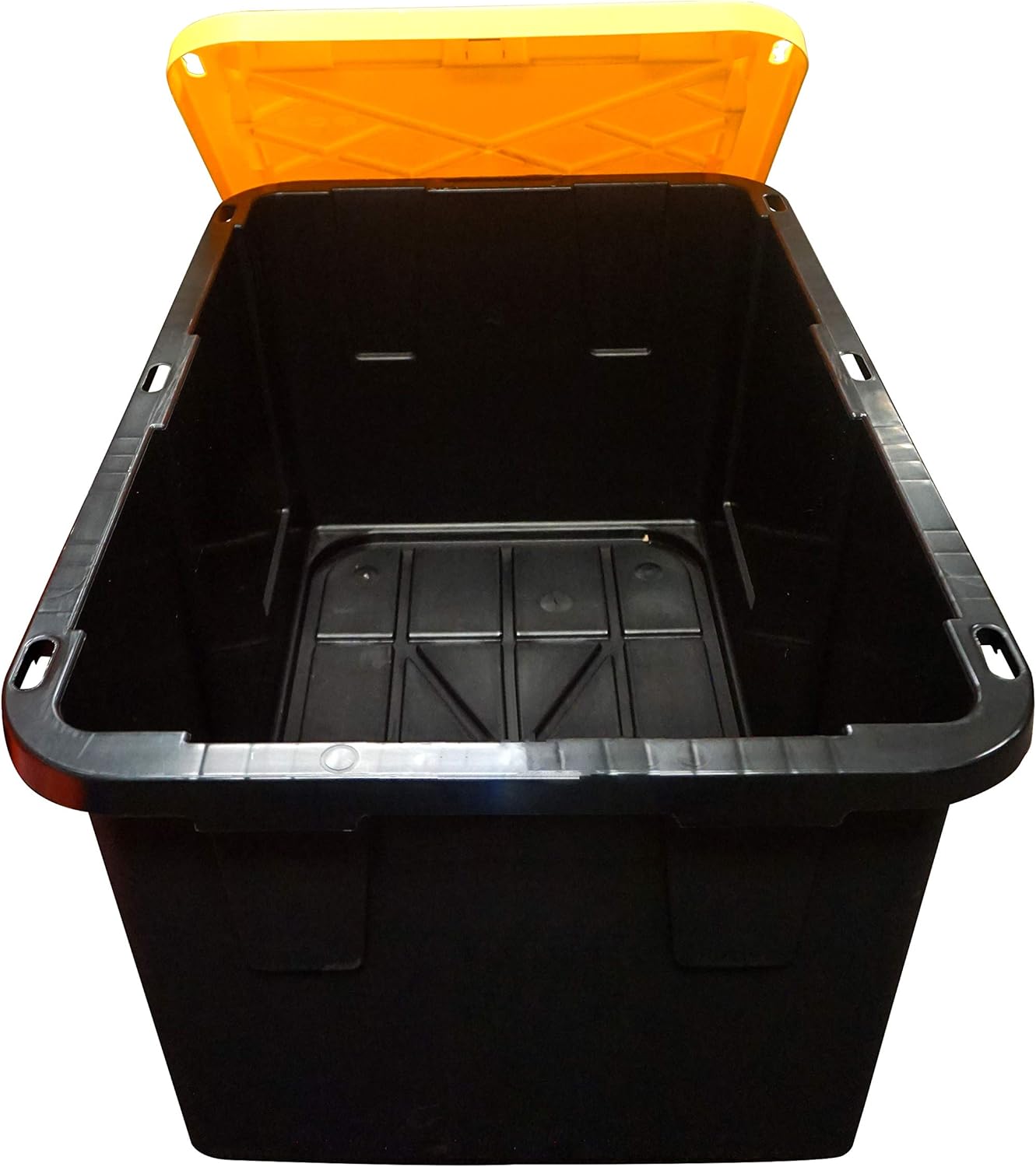 4 Pack 27 Gallon Plastic Storage Boxes with Lids H31194