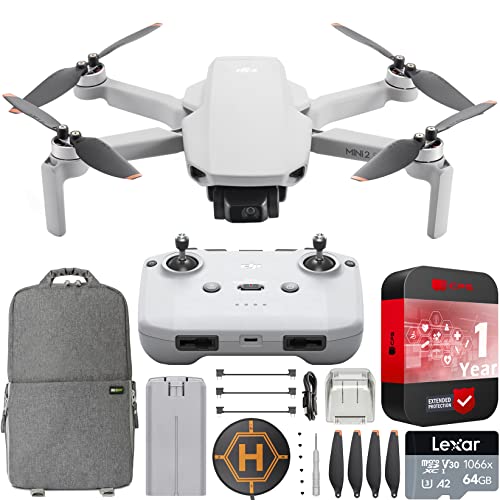 Camera Drone Quadcopter with RC-N1 Remote Controller, QHD Video, 10km Transmission, Under 249g, Return to Home, Automatic Pro Shots Bundle with Backpack + Accessories M37806