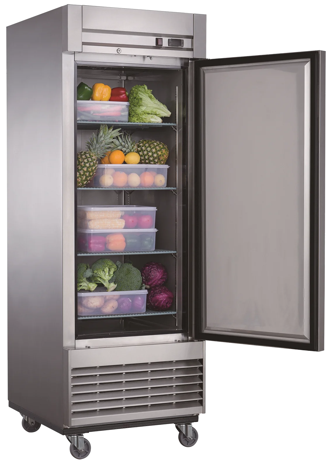 Stainless Steel Commercial Upright Refrigerator J76898