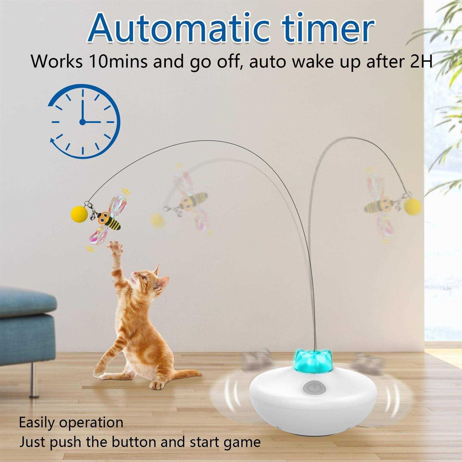 Interactive Cat Toys Rechargeable Cat Exercise Tumbler N72817