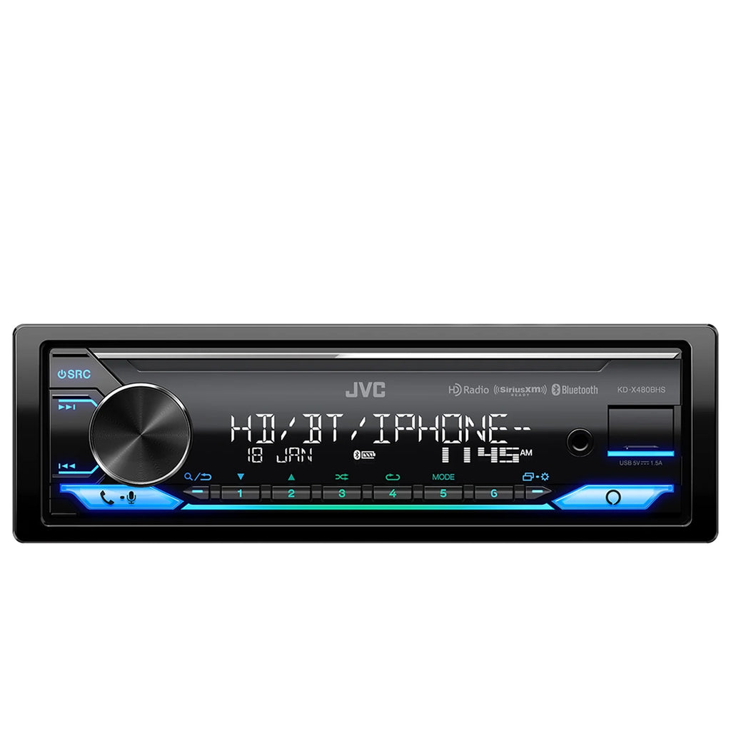 Single DIN Bluetooth Car Audio Receiver O593423