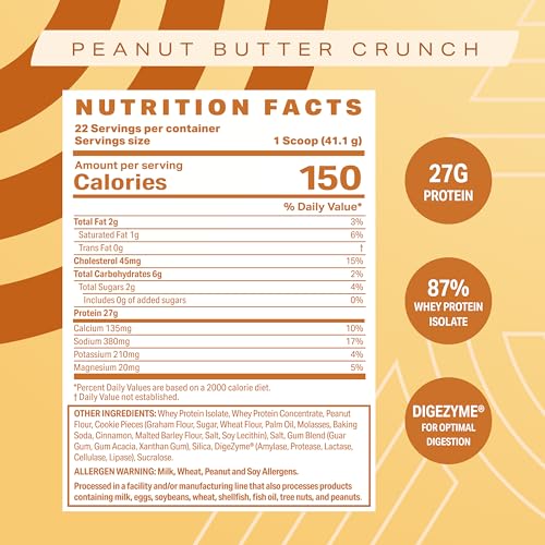 Vanilla Ice Cream Whey Protein Powder, 15 Servings A3552