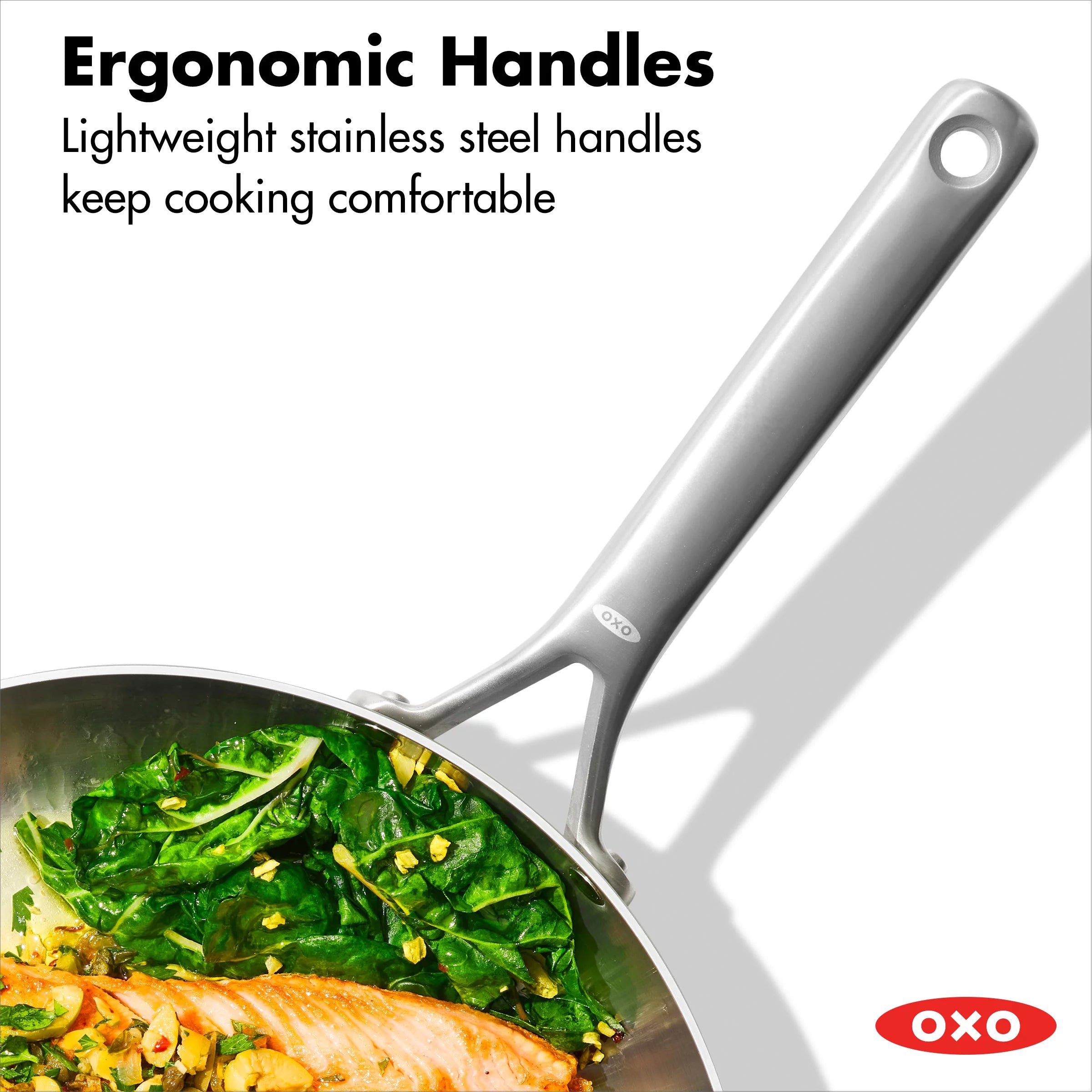 12" Tri-Ply Stainless Steel Frying Pan F255