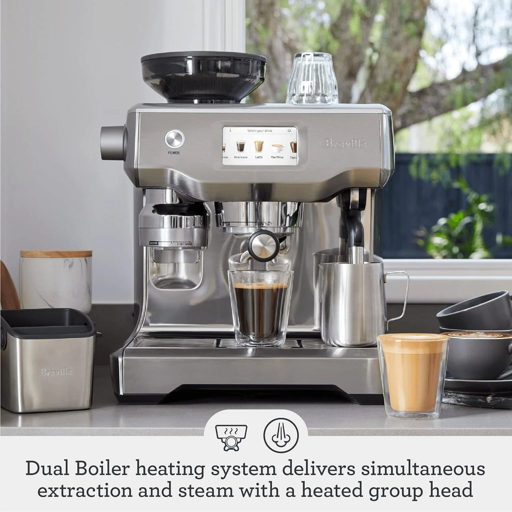 Brushed Stainless Steel Espresso Machine X83098