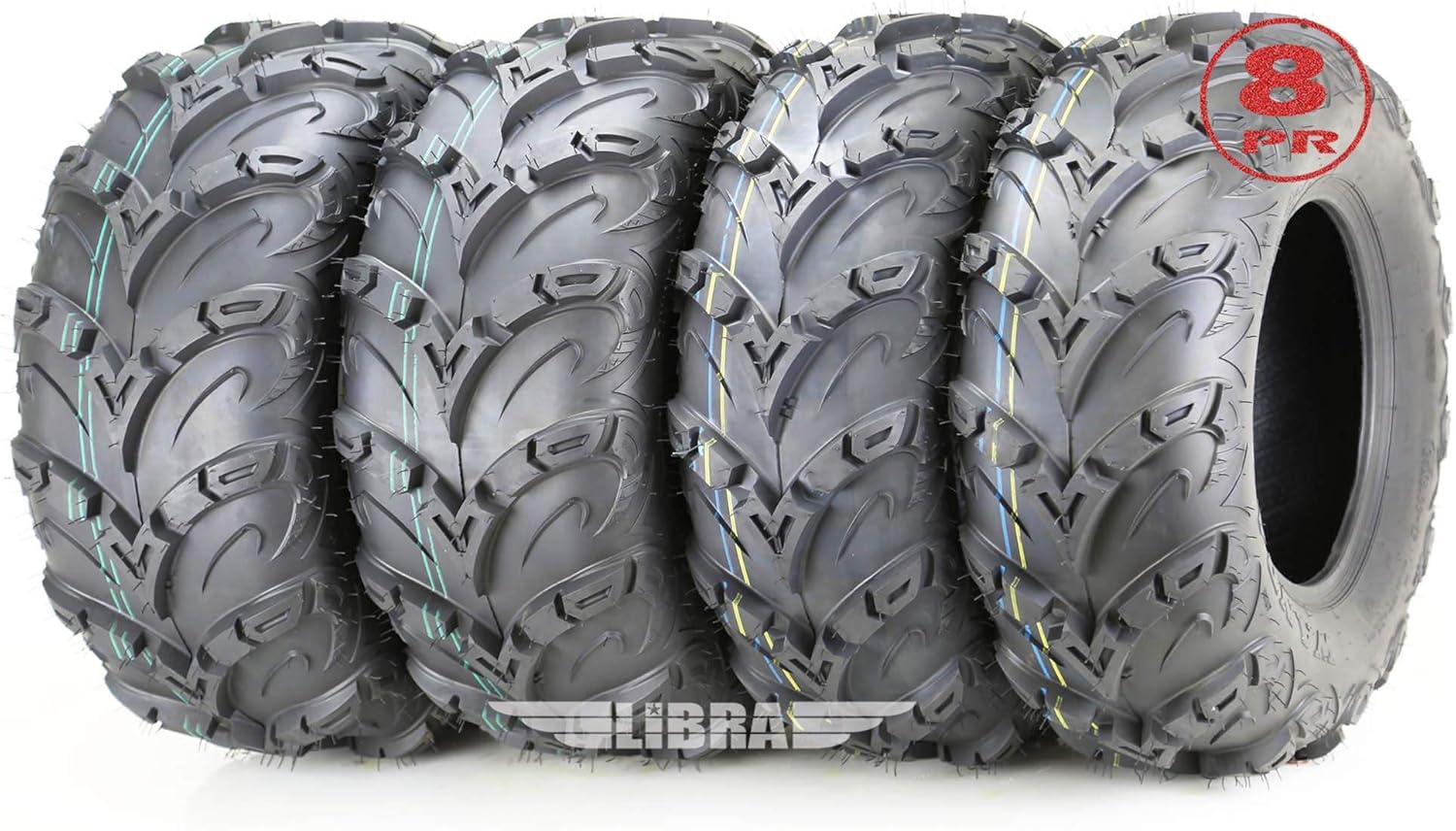 25x8-12 ATV UTV Tires Set of 4 W79687