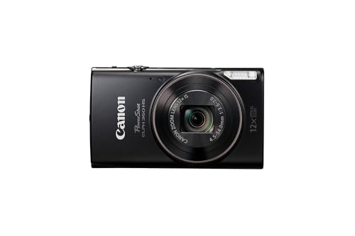 Black Digital Camera with 12x Optical Zoom and Image Stabilization Z919