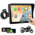 7-Inch Motorcycle GPS Navigation System with Apple CarPlay & Android Auto, Waterproof Touchscreen, Bluetooth, IP67 Waterproof Q439