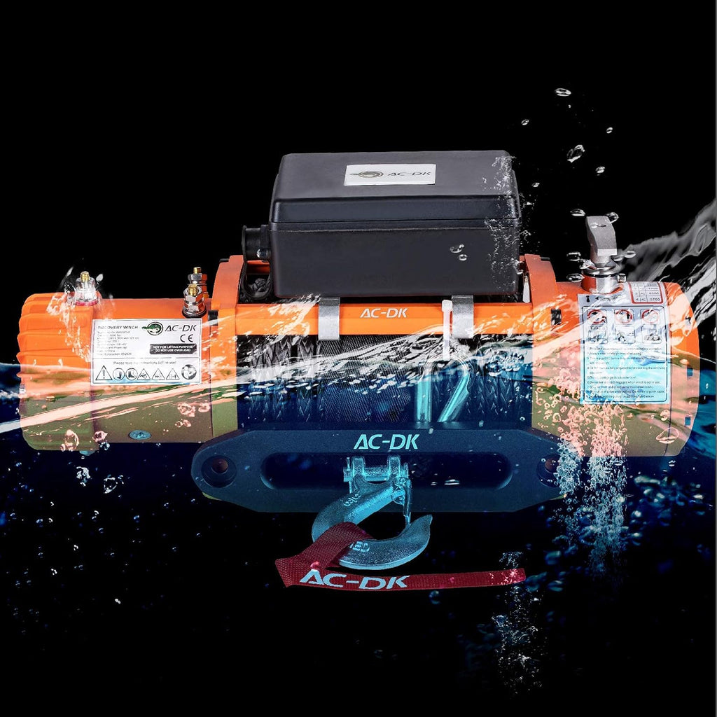 9500 lb. Electric Winch Synthetic Rope Kit 12V Waterproof IP67 with Wireless Remote G986