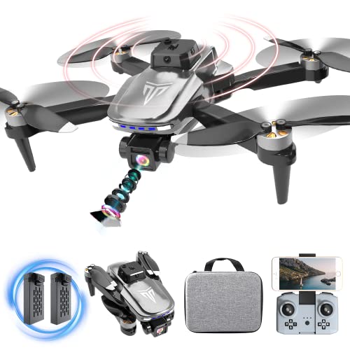 4k FPV Foldable Drone with Brushless Motor and Carrying Case X2201