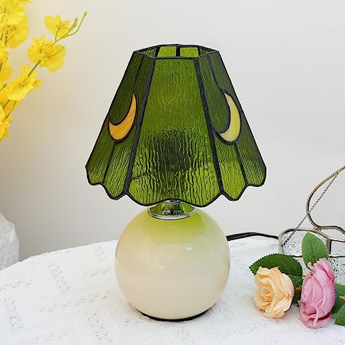 Mushroom Stained Glass Table Lamp X17413