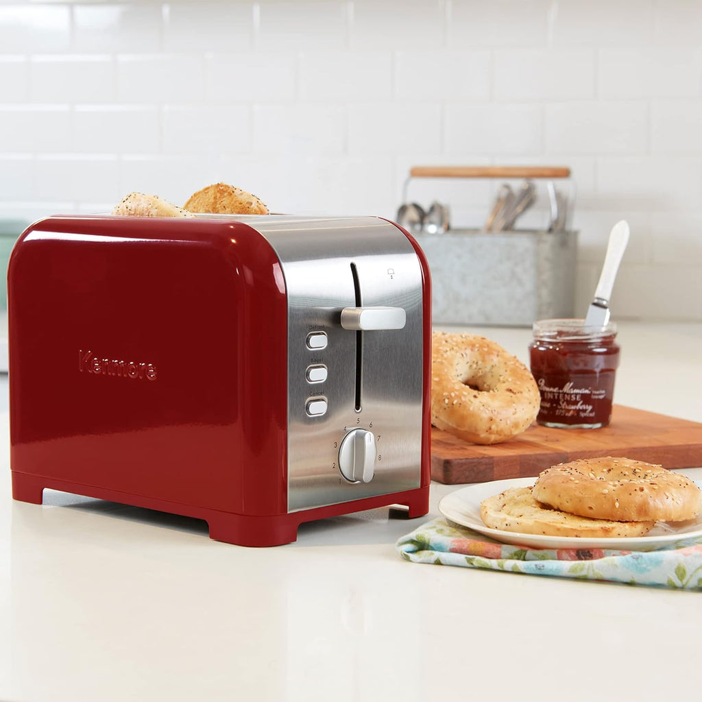 2 Slice Stainless Steel Toaster with Extra Wide Slots E193