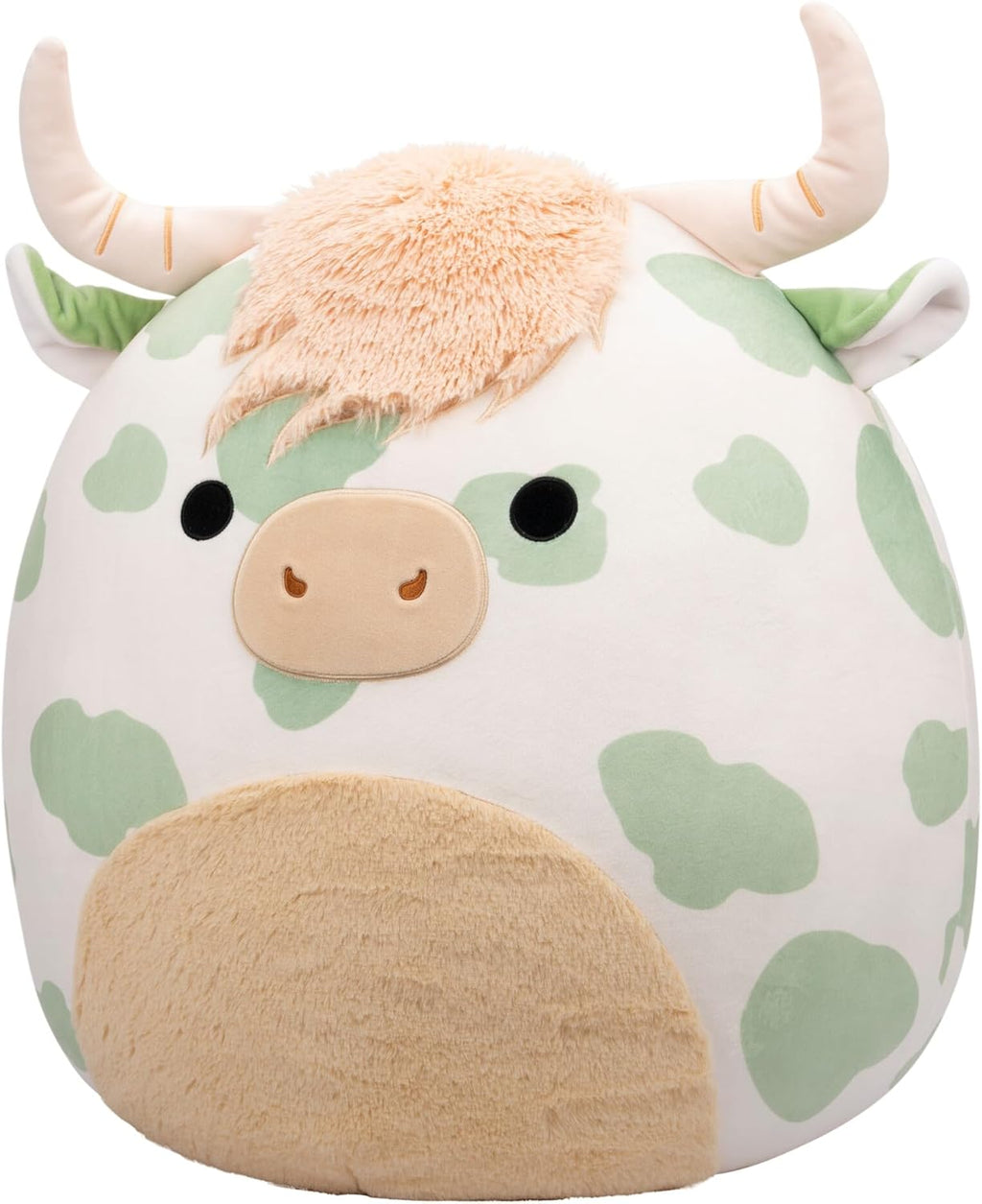 Sage Green Spotted Highland Cow 20-Inch Plush X49314