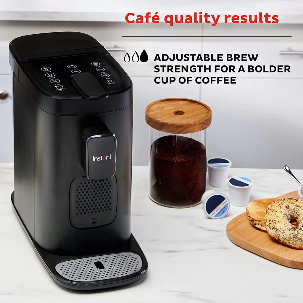 Dual Pod 2-in-1 Coffee Maker and Espresso Maker with Reusable Ground Coffee Pod W8383