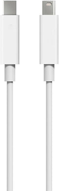 6.6ft White Thunderbolt 2 Cable D2863