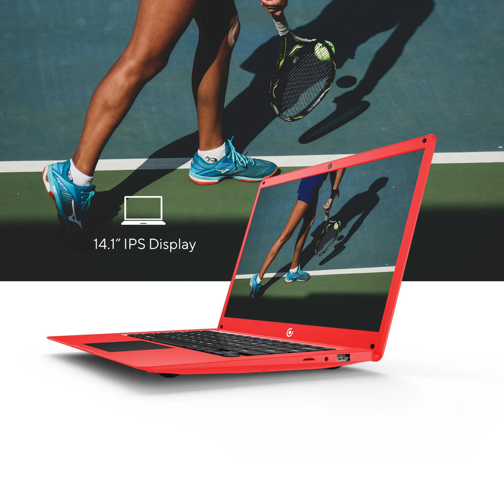 Red 14.1" PC Laptop G363