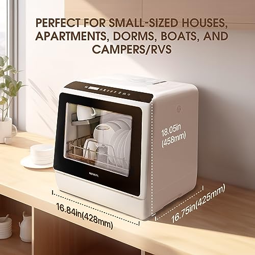 Compact Countertop Dishwasher with 5 L Water Tank R3239