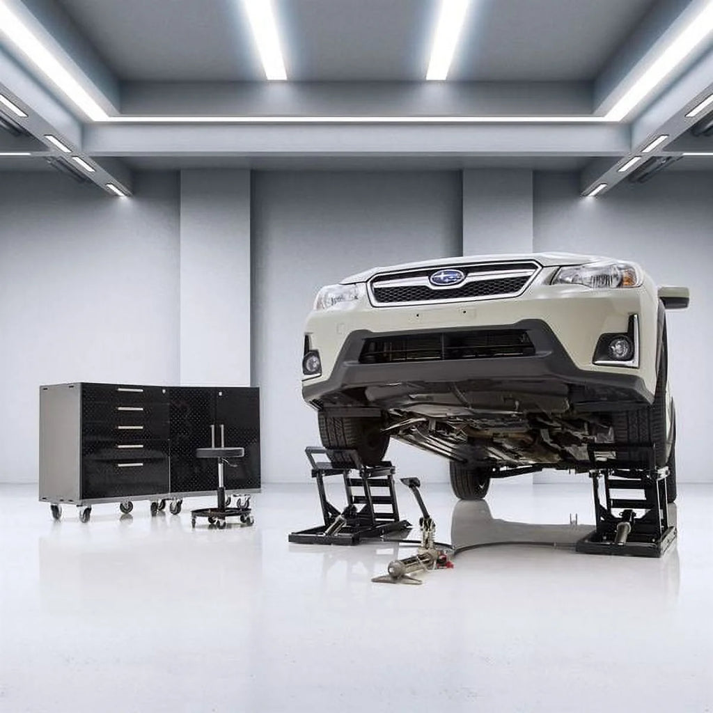 Hydraulic Car Lift with Ramp, 3,000 lb. per pair Capacity I71800