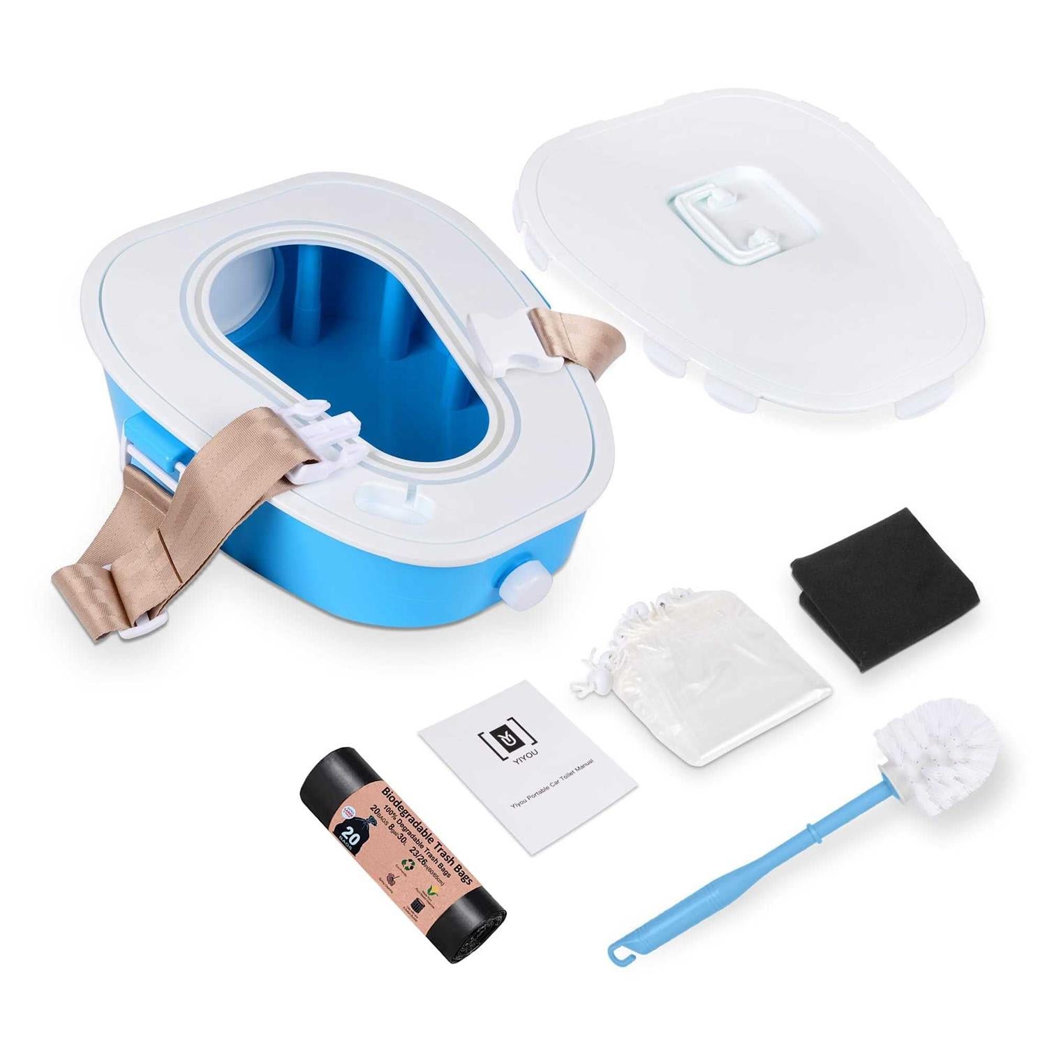 Portable Toilet Camping Toilet Commode Travel Potty E1987