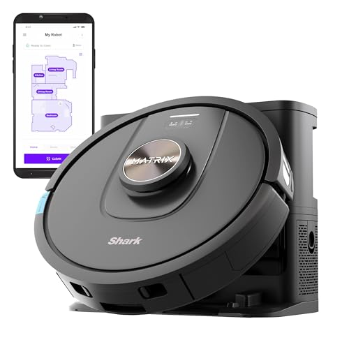Black Robot Vacuum with Self Empty Base I32317
