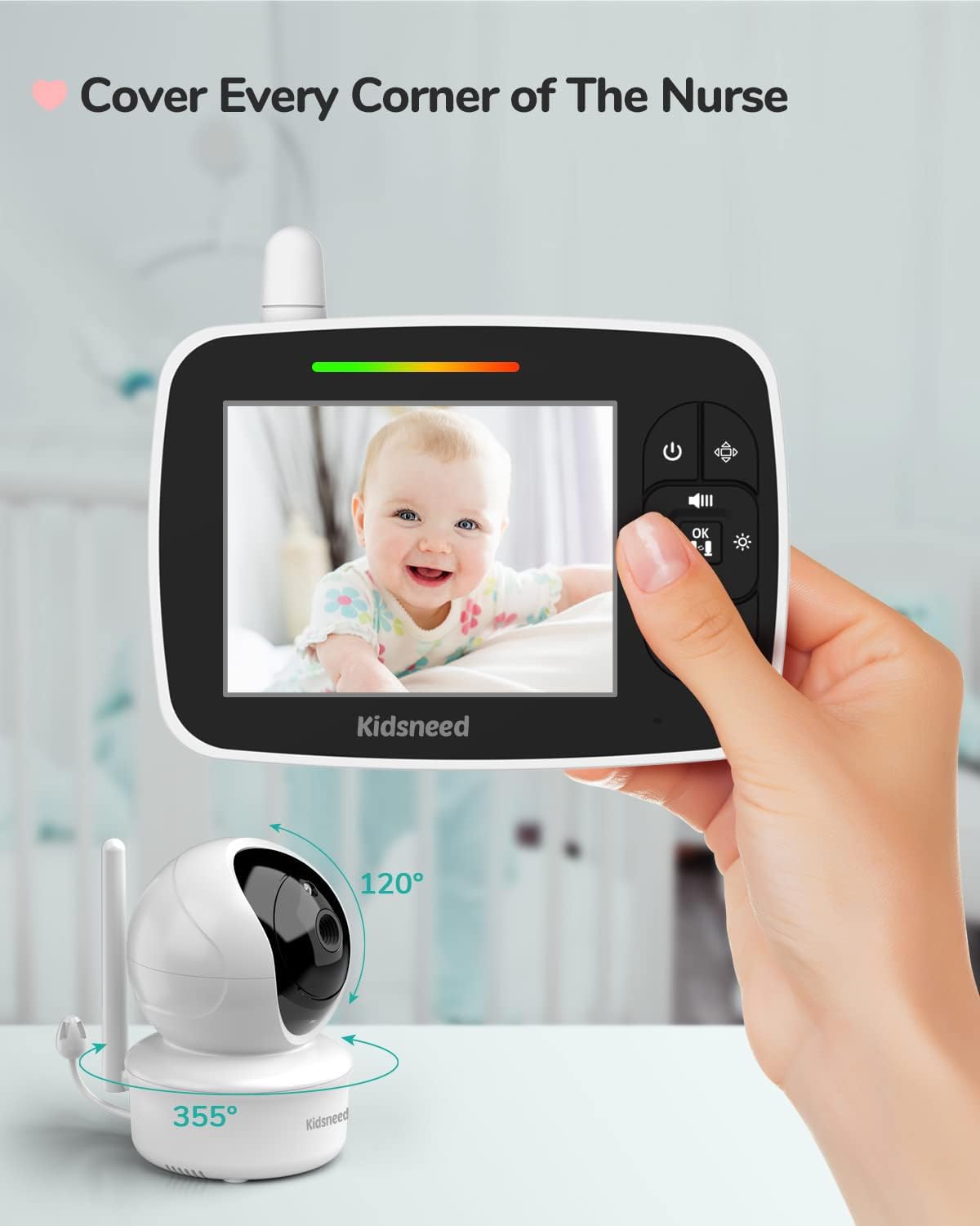Video Baby Monitor with Camera and Audio C631836