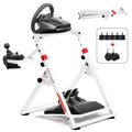 Black Sim Racing Wheel Stand with Shifter Mount O872619