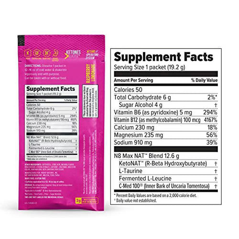 Raspberry Lemonade Ketone Drink 20 Packs M53249