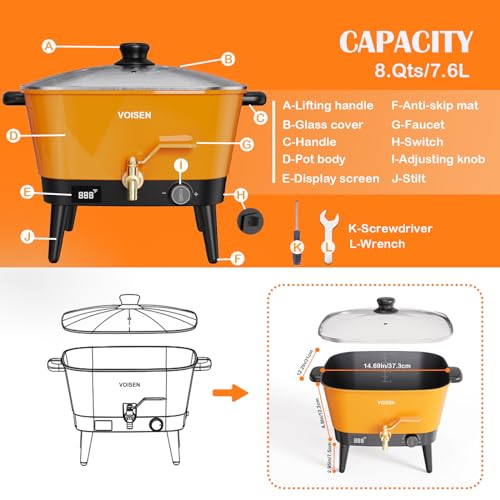 Black Electric Non-Stick Wax Melter W615990