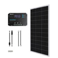 100W 12V Monocrystalline Solar Starter Kit with 10A Charger Controller Y659