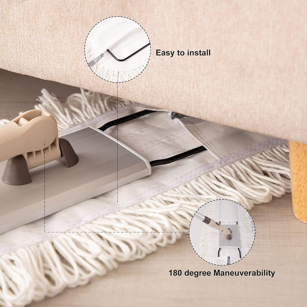 36" Industrial Cotton Dust Mop with Telescopic Handle Z7533