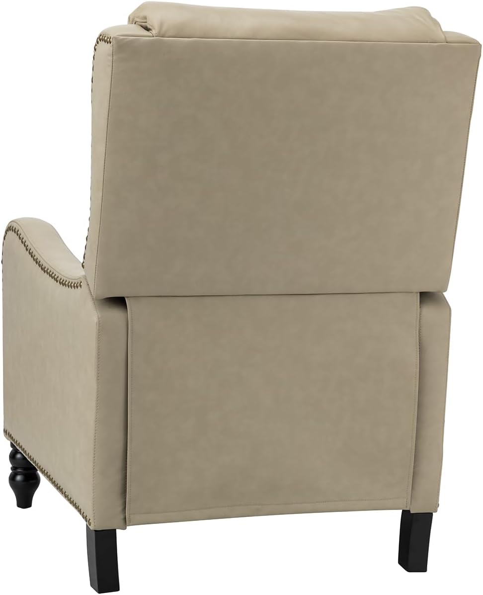 Genuine Leather Recliner TAN M62222