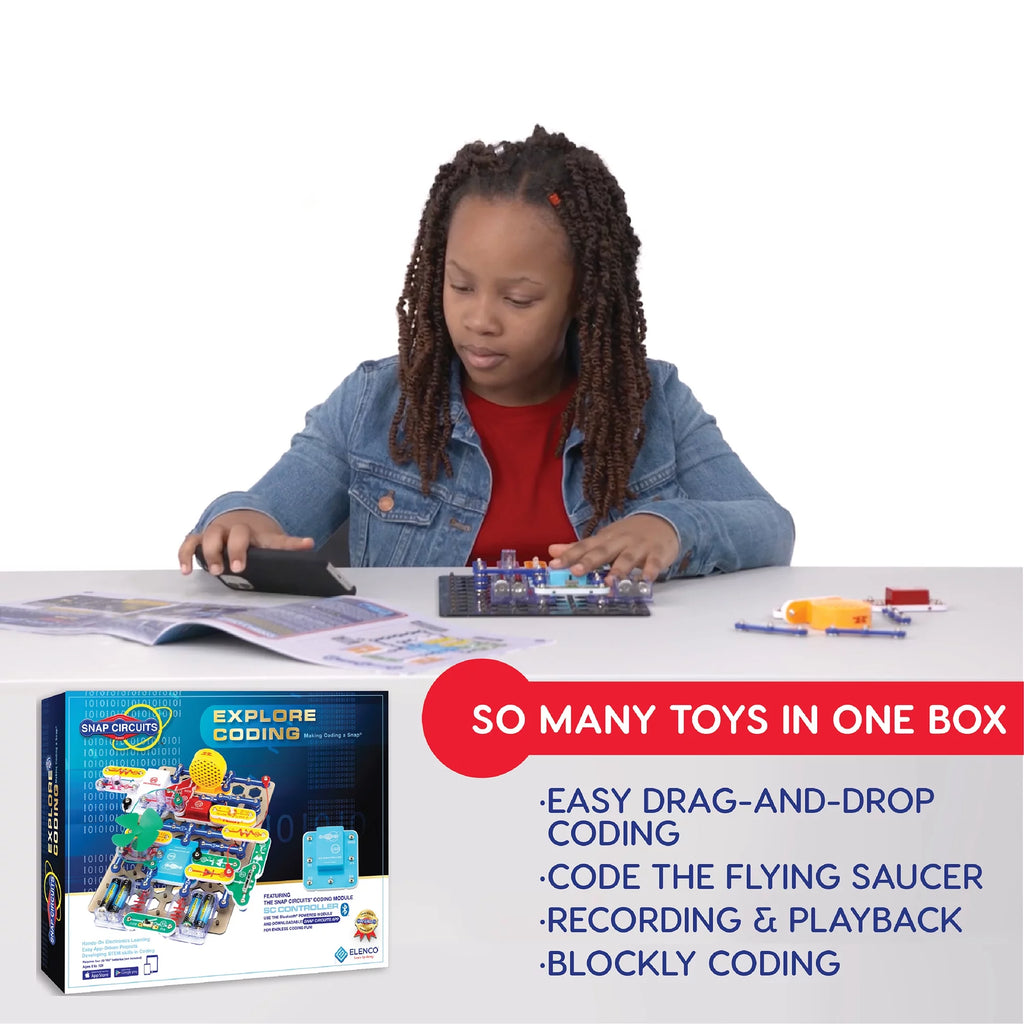 Snap Circuits Explore Coding STEM Building Toy U3101