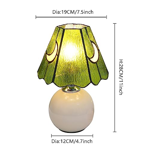 Mushroom Stained Glass Table Lamp X17413