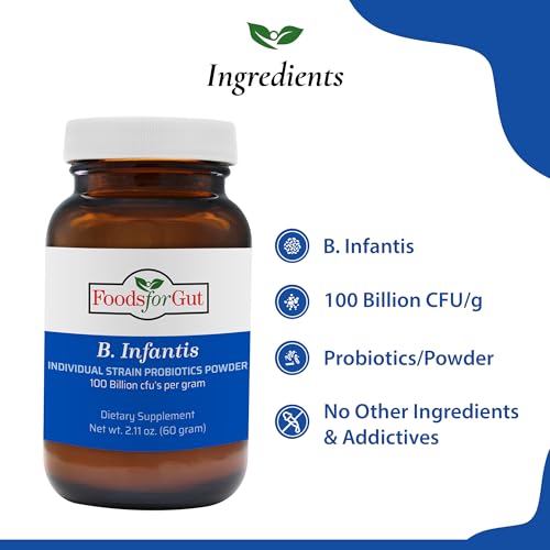 Bifidobacterium Infantis Probiotic Powder 100 Billion cfu's 60 Grams F3159