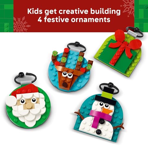 LEGO Christmas Ornament Selection Building Toys - Ages 6+ - 40744 V256231