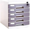 5-Layer Drawer File Cabinet with Lock J39731