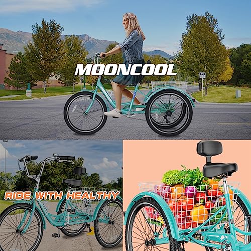 Adult Tricycles 3 Wheel 7 Speed Trikes W37731