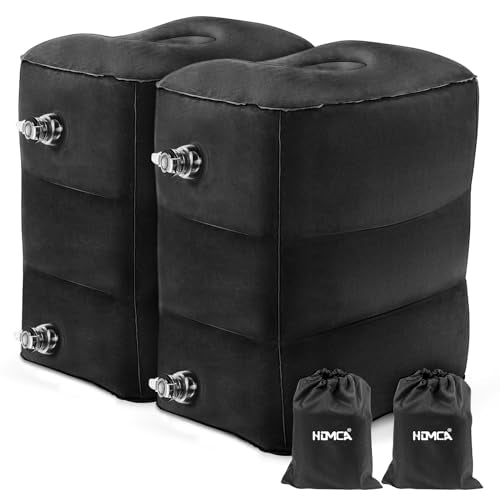 Inflatable Travel Foot Rest Pillow, Adjustable Height Leg Pillow O6484