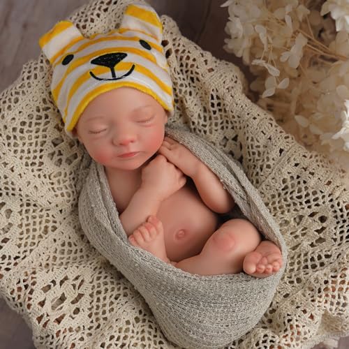 16 Inch Full Platinum Silicone Reborn Baby Doll J931