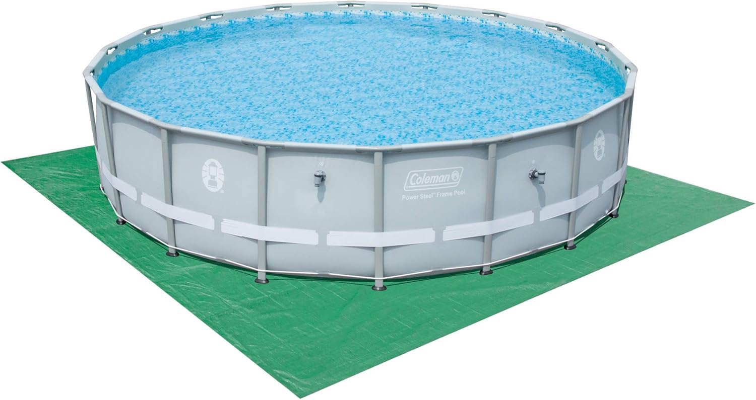 18' x 48" Power Steel Frame Above-Ground Swimming Pool Set E8420