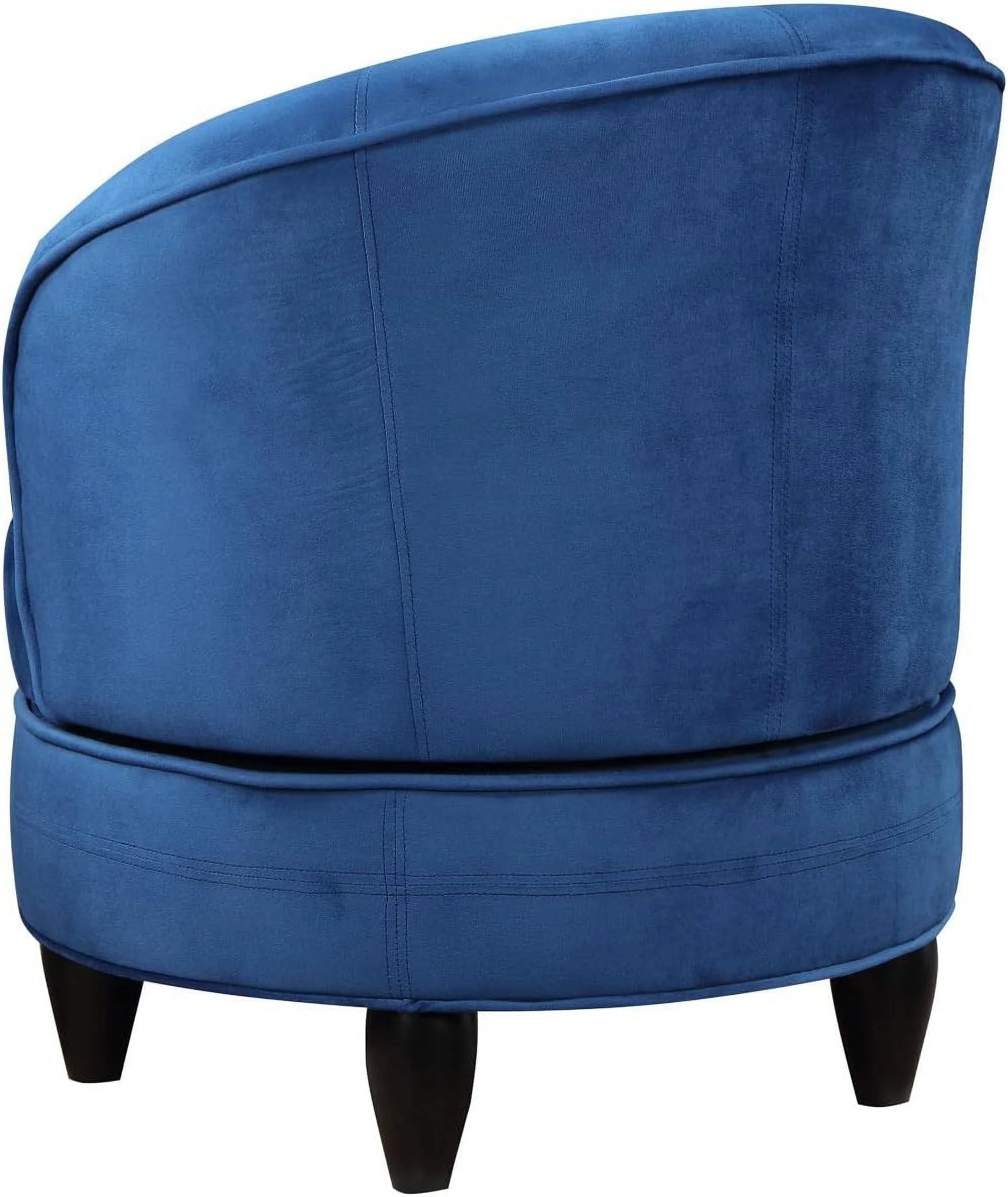 Blue Velvet Swivel Accent Chair H621