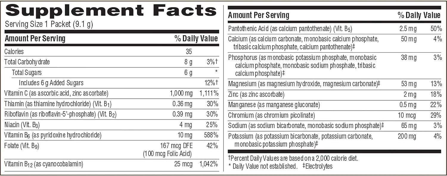 1000Mg Vitamin C Powder - 60 Ct U938626
