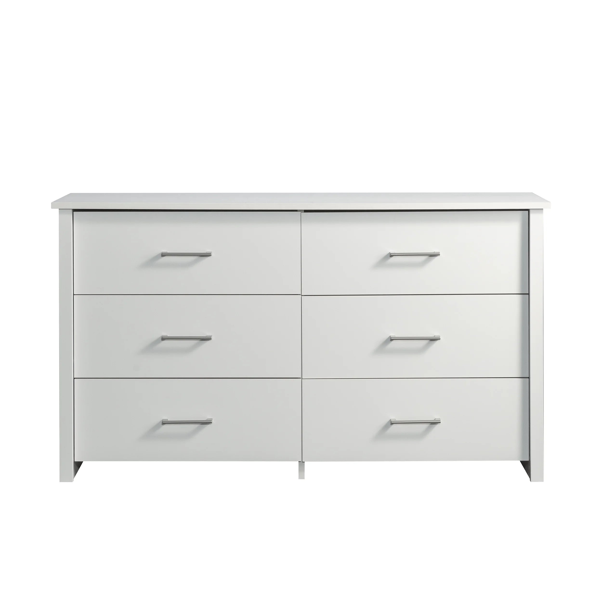 Soft White 6-Drawer Dresser X231343