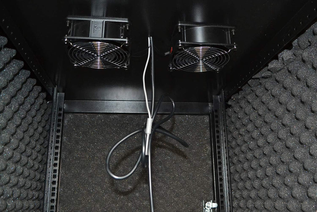 12U 35 inch Depth Soundproof Server Rack Cabinet S522645