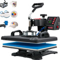 12x15inch 5IN1 Clamshell Sublimation Heat Press Machine with Teflon Coated K33477