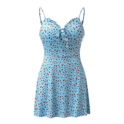 Sleeveless Spaghetti Strap Cami Dress with Built-in Bra B3225