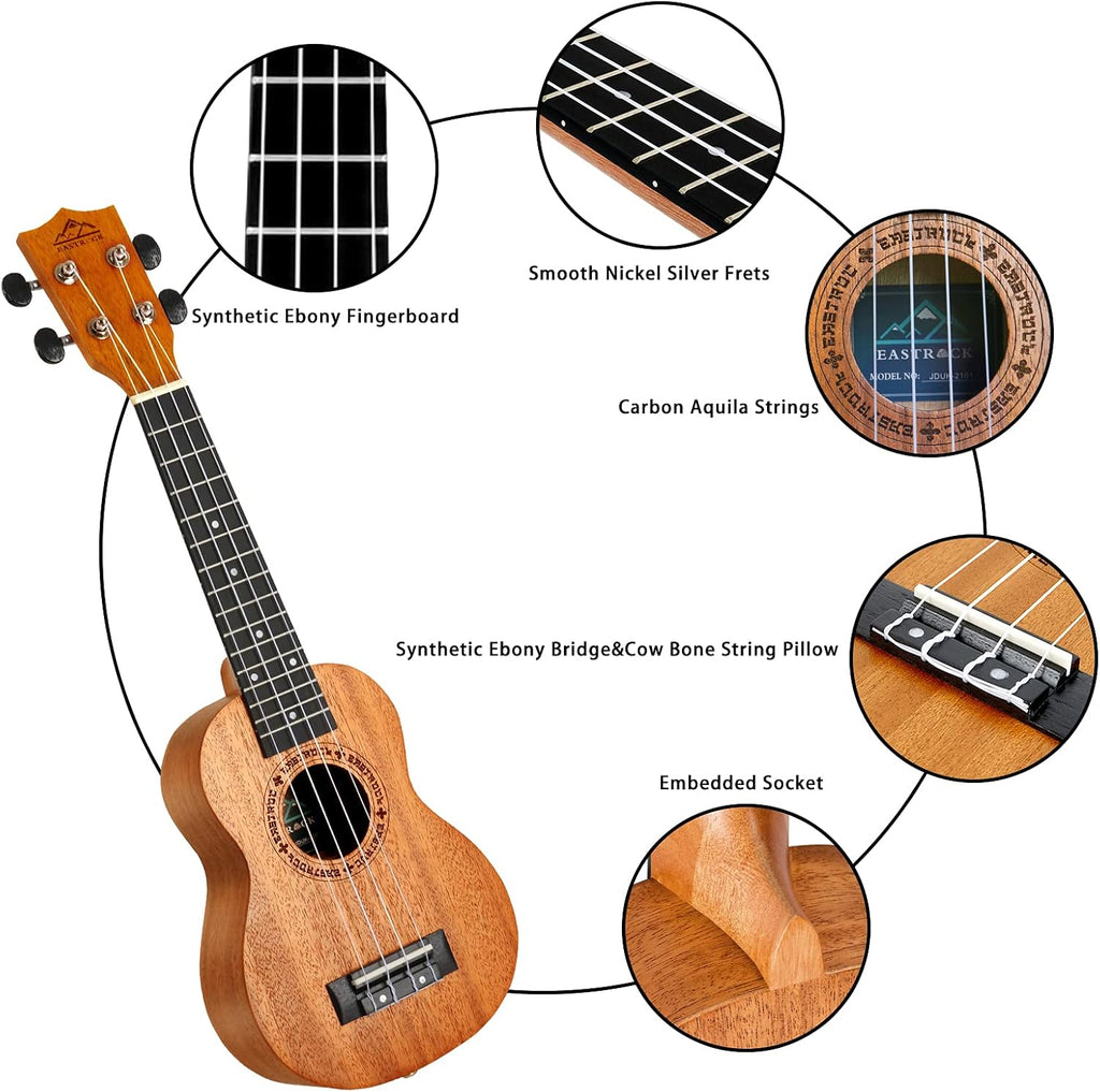 Mahogany 21 inch Soprano Ukulele J650238